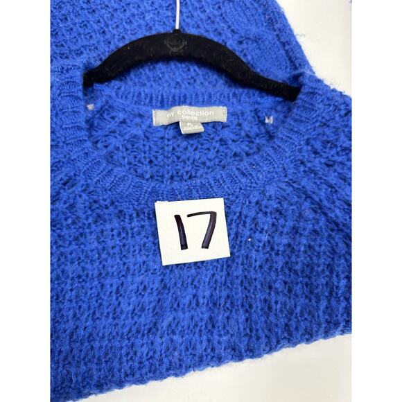 NY Collection Womens Sweater Size Petite Large Blue Knit - Picture 11 of 11